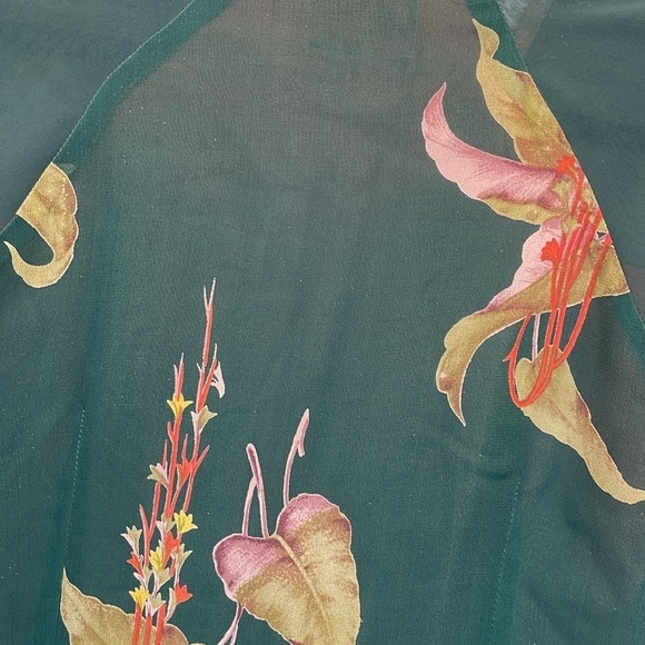 Rare Vintage Made in England Carnaby Street Design by Aristos Maxi Dress - Picture 4 of 15